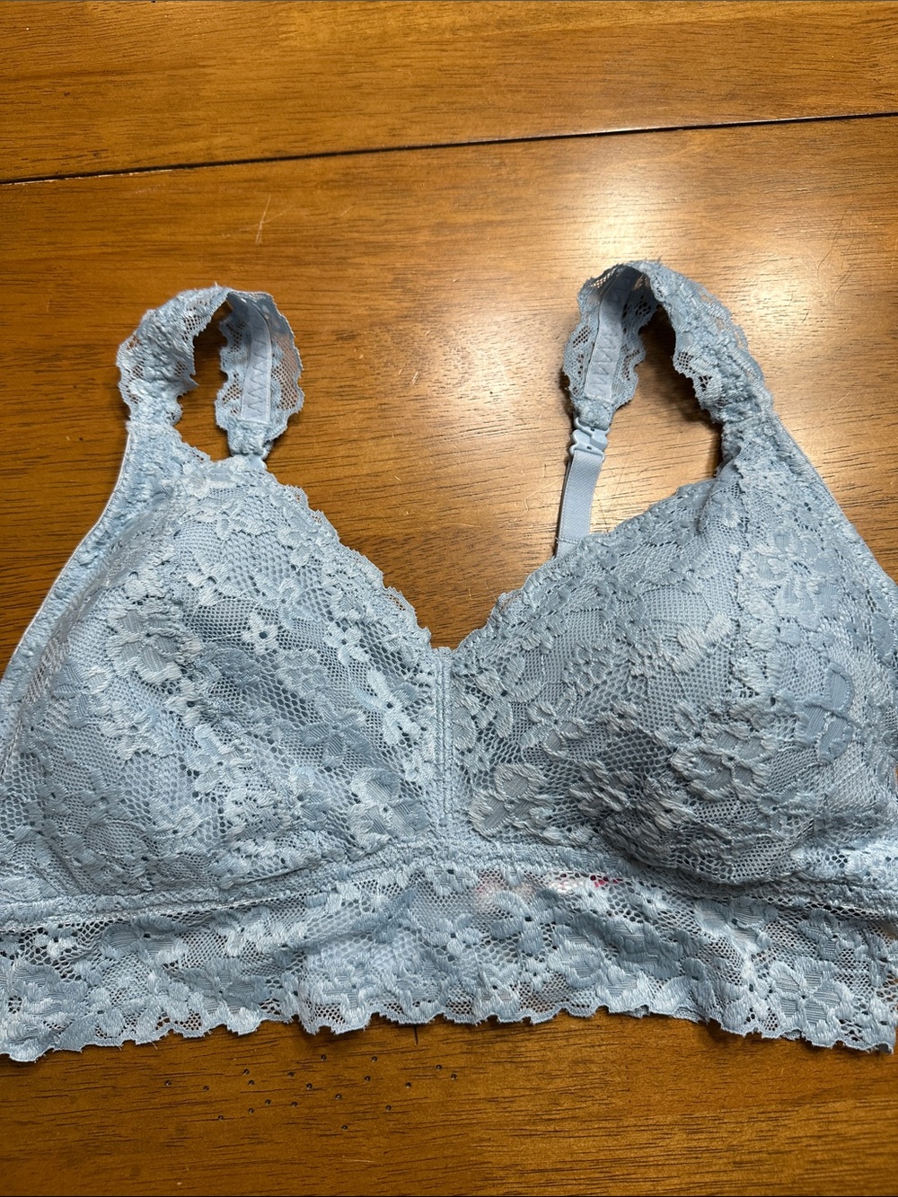No Boundaries Lace Bralette in Dusty Blue - Picture 4 of 4